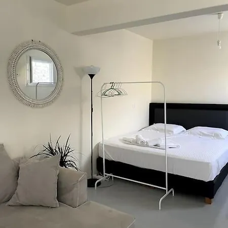 Minimal Cream Pool-front In Apartment