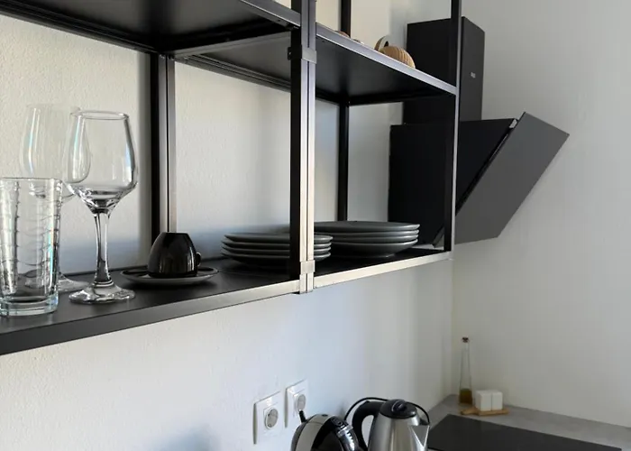 Minimal Cream Pool-front In Appartement